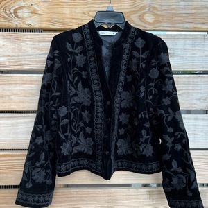 Black Velvet Zara Jacket